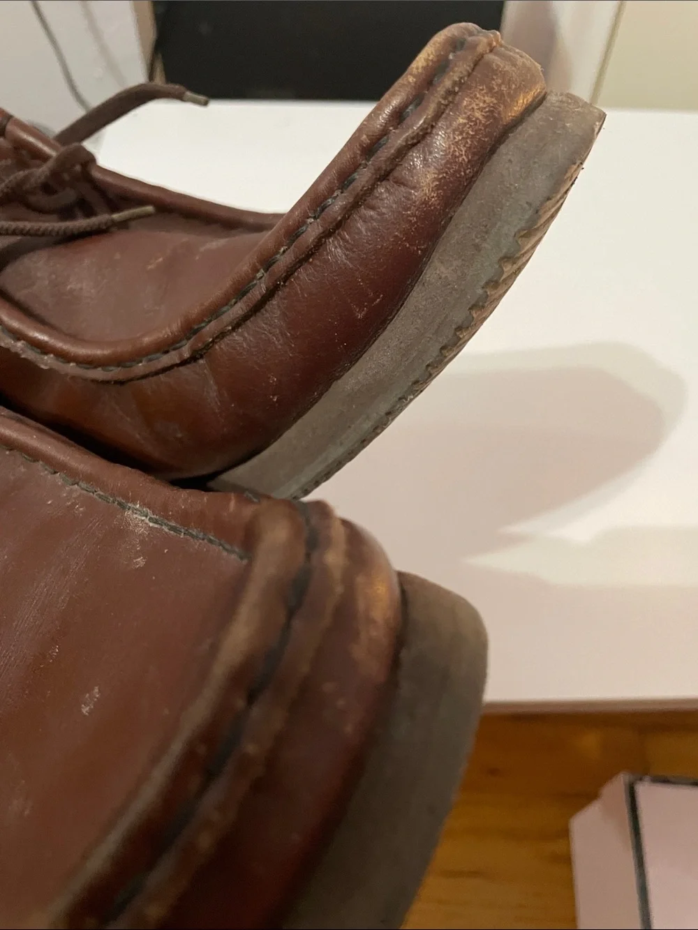 Clarks Men's Dark Brown Leather Wallabee Boots